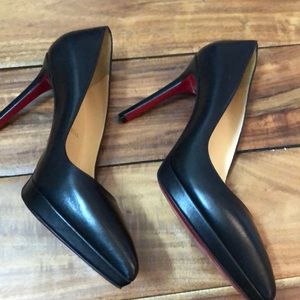 Christian Louboutin Pigalle Plato 100 leather pump